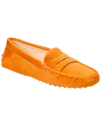 Tod’S Gommini Haircalf Loafer Orange