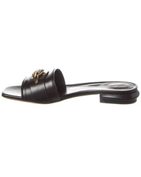 Valentino Vlogo Leather Sandal