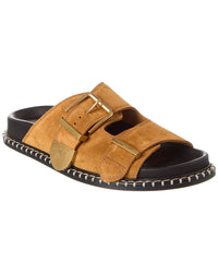 Chloé Rebecca Suede Sandal Brown Multi