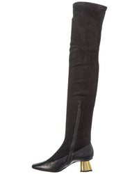 Lanvin M&E Suede Over-The-Knee Boot