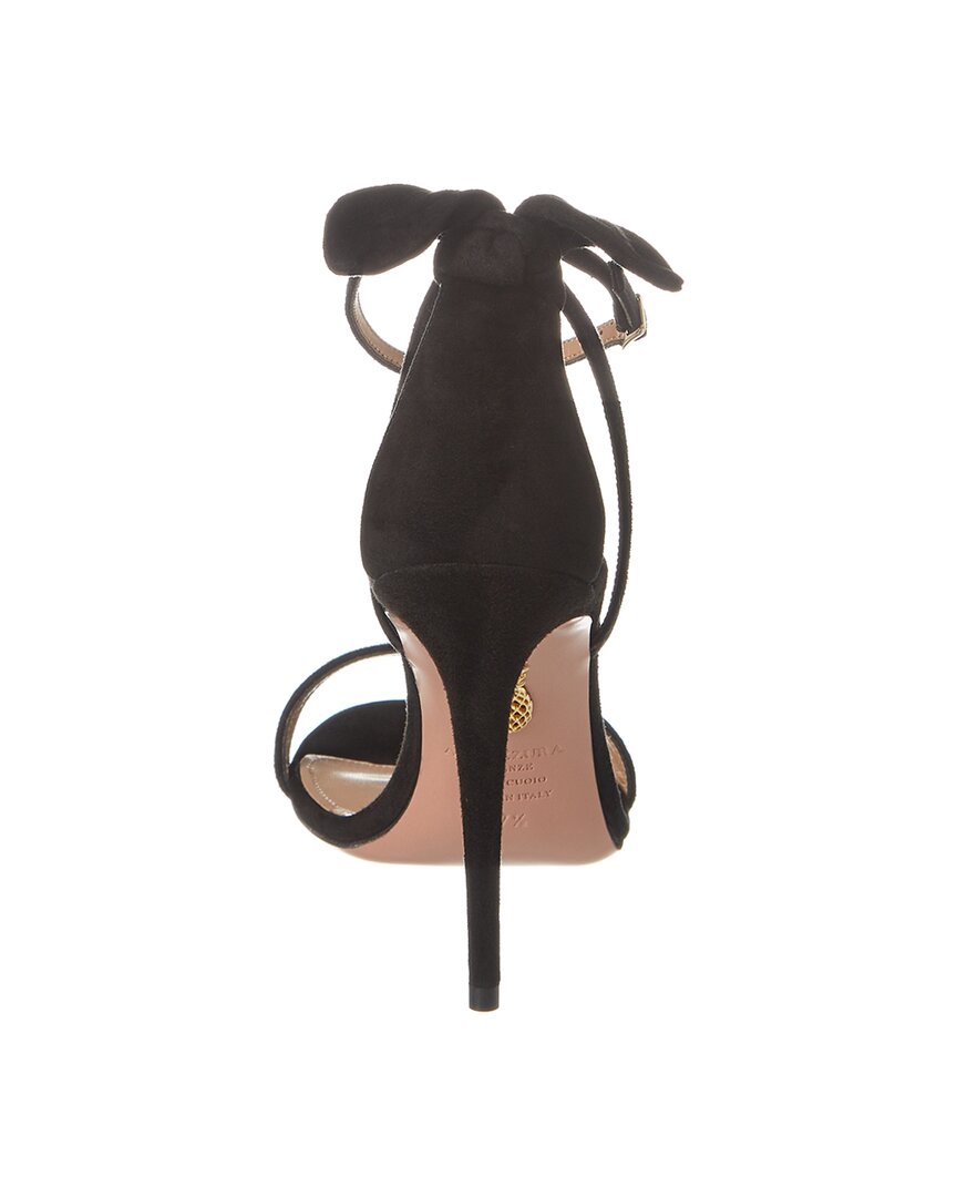 Aquazzura Deneuve 105 Suede Sandal