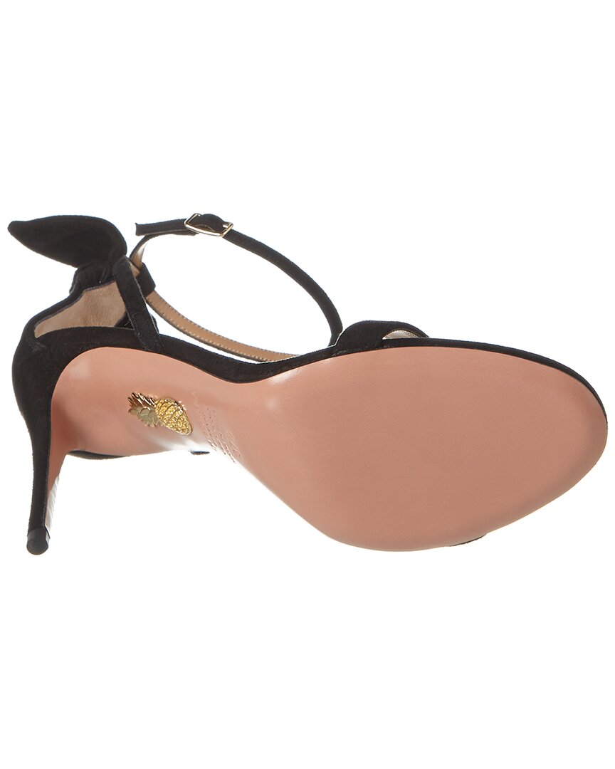 Aquazzura Deneuve 105 Suede Sandal