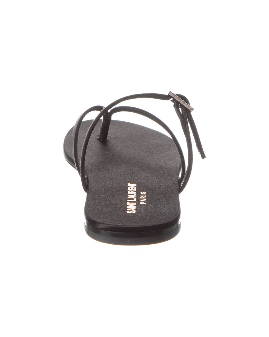 Saint Laurent Laszio Satin Sandal – Bluefly
