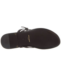 Saint Laurent Laszio Satin Sandal