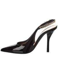 Gucci Signoria Leather Slingback Pump