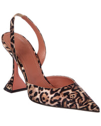 AMINA MUADDI Amina Muaddi Holli Satin Slingback Pump