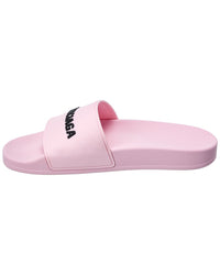Balenciaga Logo Pool Rubber Slide