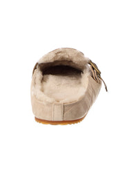 Burberry Burberry Check Urchin Suede Mule