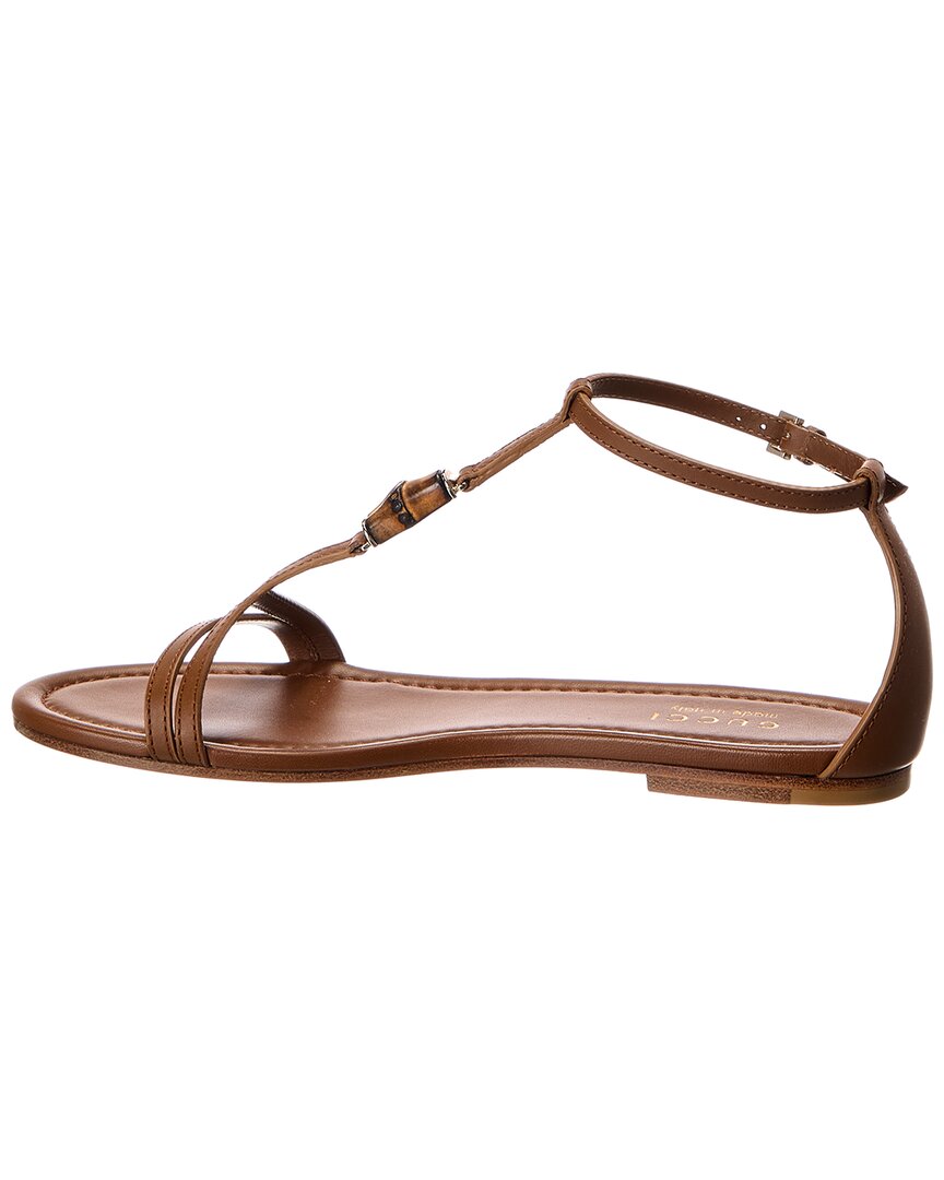 Gucci Gucci Bamboo Leather Sandal
