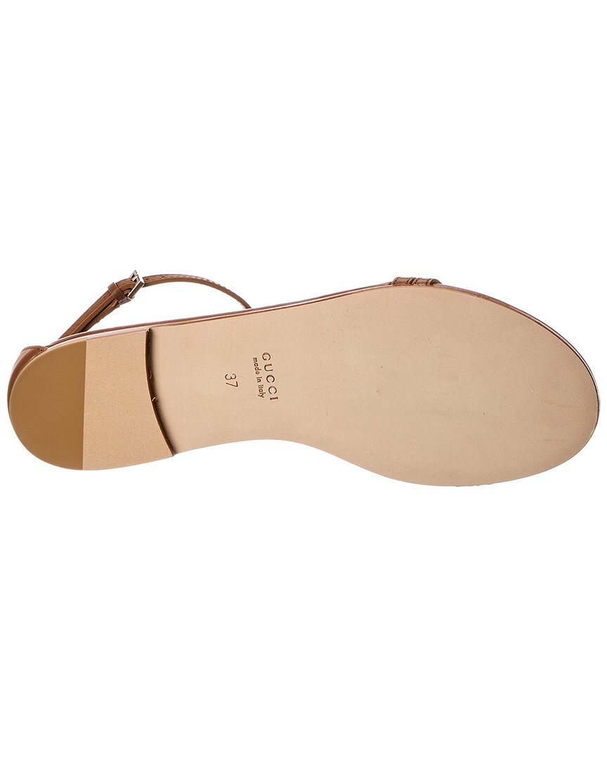 Gucci Gucci Bamboo Leather Sandal