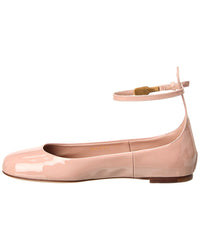 Valentino Tan Go Patent Flat