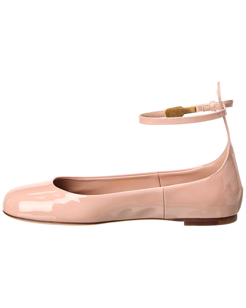 Valentino Tan Go Patent Flat