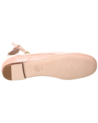 Valentino Tan Go Patent Flat