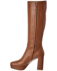 Gianvito Rossi Gianvito Rossi Moreau 70 Leather Platform Knee-High Boot