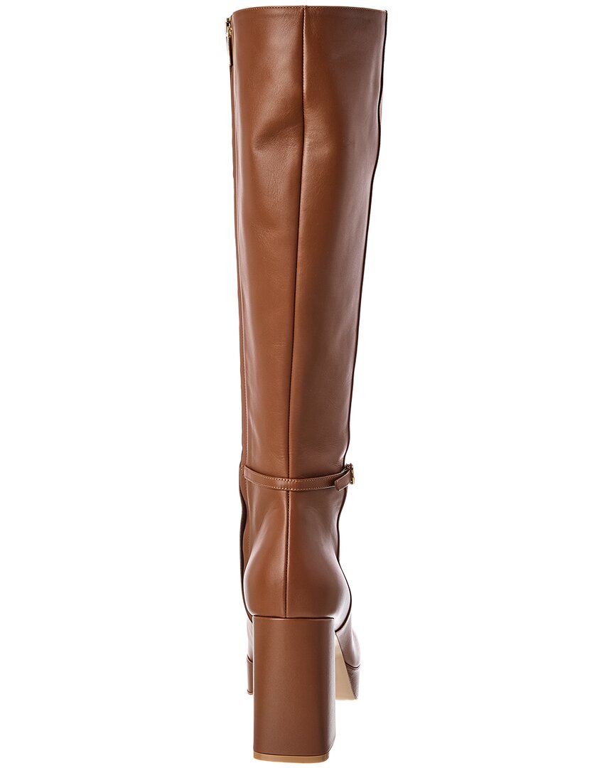 Gianvito Rossi Gianvito Rossi Moreau 70 Leather Platform Knee-High Boot
