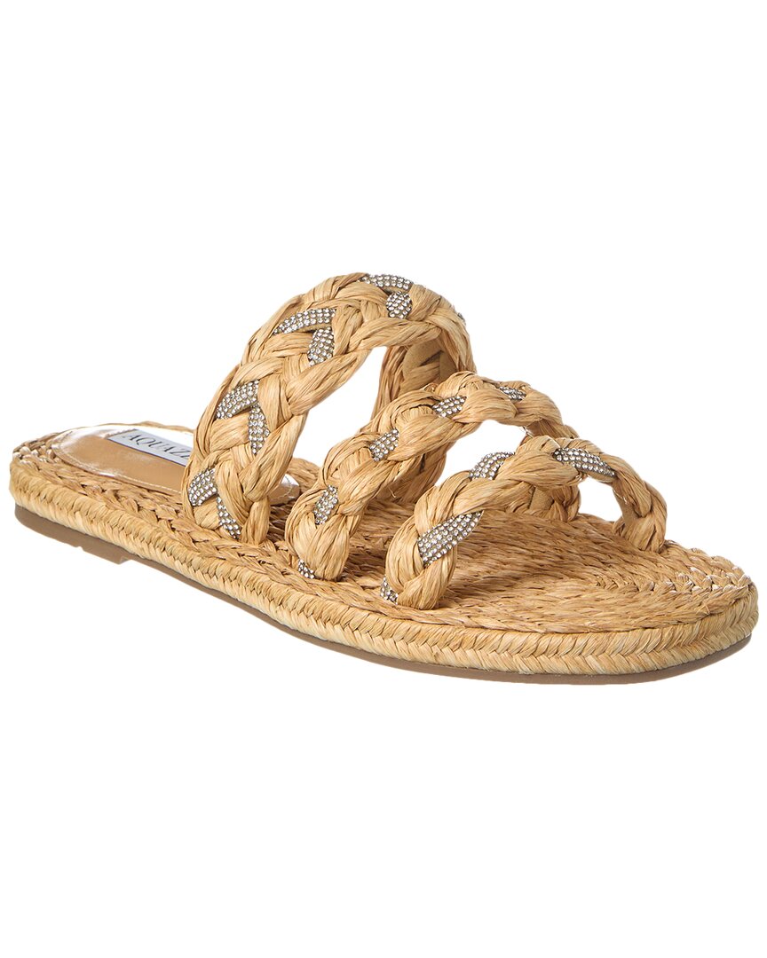 Aquazzura Costiera Espadrille Sandal Brown Multi