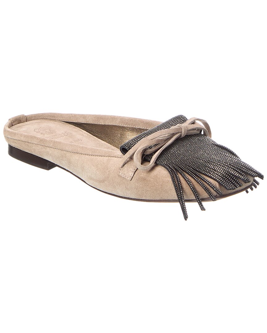 Brunello Cucinelli Brunello Cucinelli Suede Mule