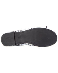 Balenciaga Logo Satin Ballet Flat