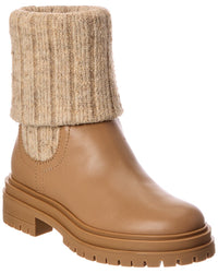 Gianvito Rossi Gianvito Rossi Tenney 20 Knit & Leather Boot