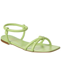 Gianvito Rossi Juno Leather Sandal Green