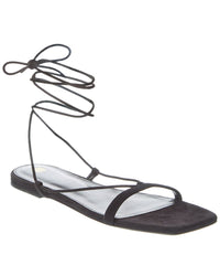 Toteme Tie-Fastening Suede Sandal