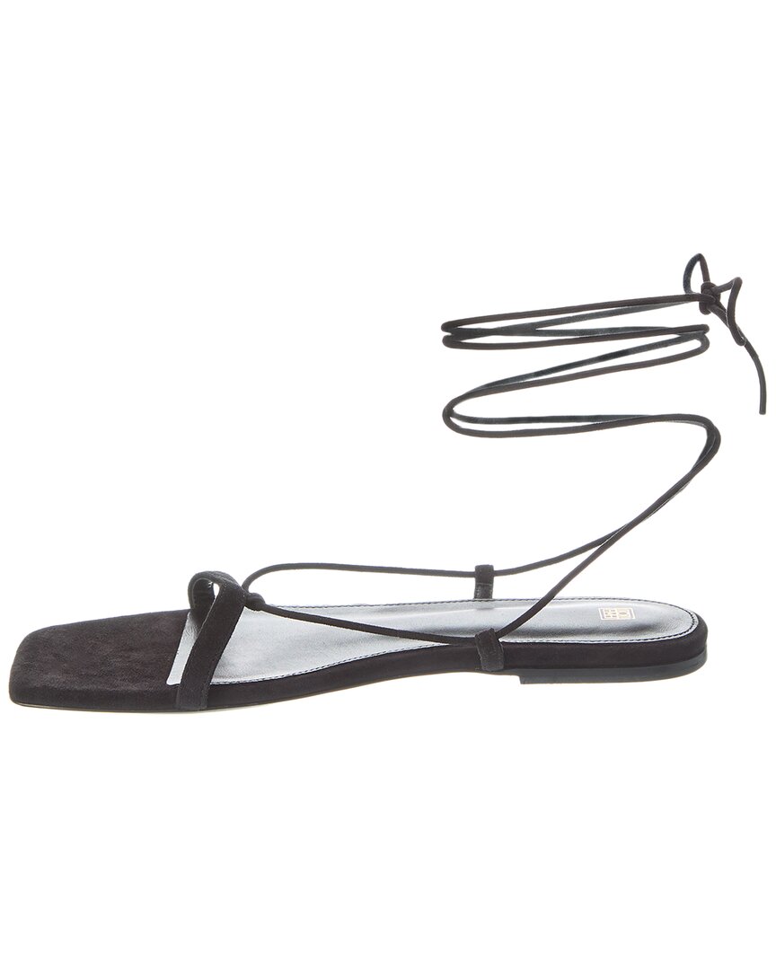 Toteme Tie-Fastening Suede Sandal
