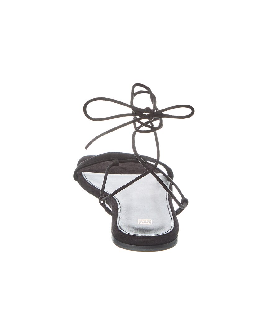 Toteme Tie-Fastening Suede Sandal
