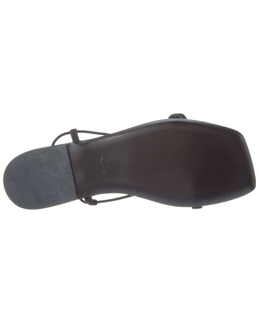 Toteme Tie-Fastening Suede Sandal