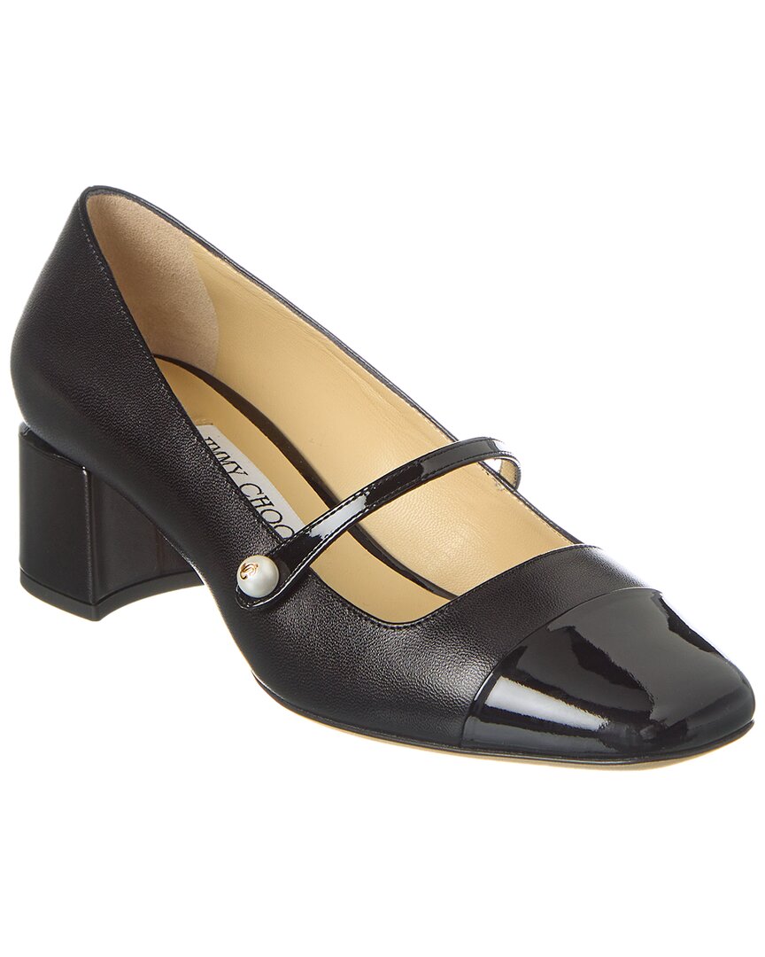 Jimmy Choo Jimmy Choo Elisa 45 Leather & Patent Pump