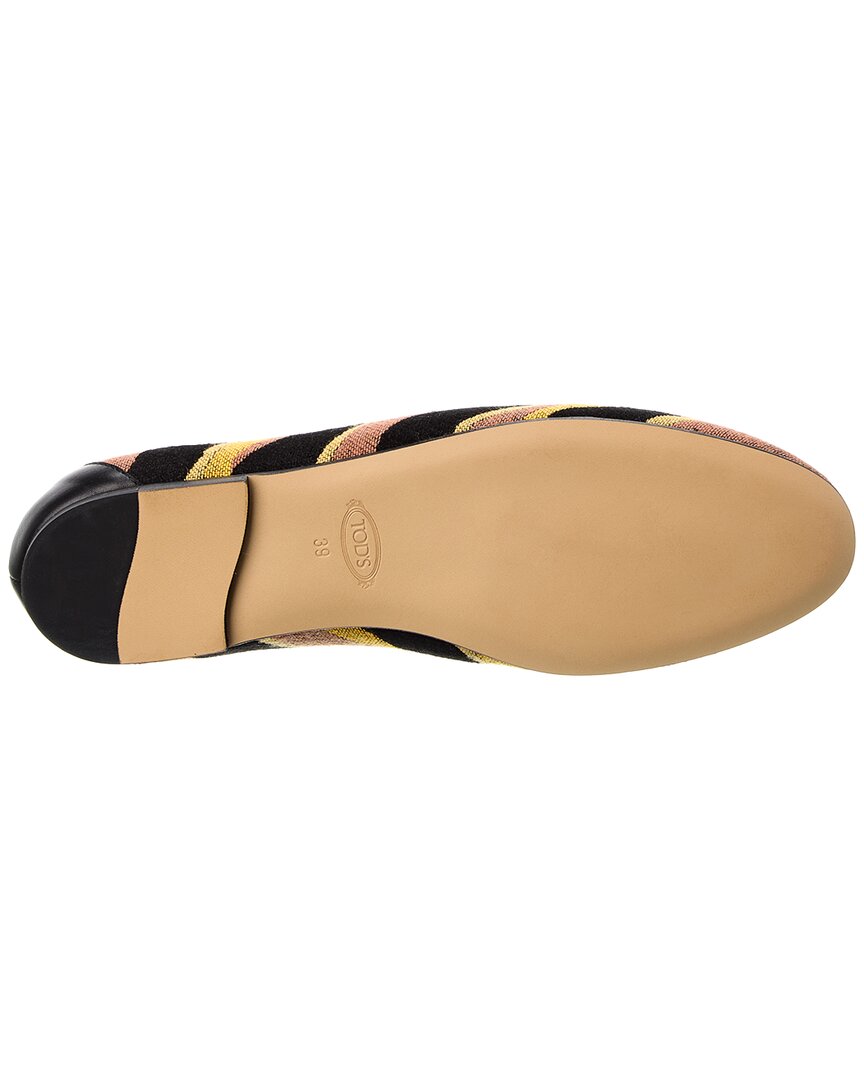 Tod’S Kate Canvas & Leather Loafer