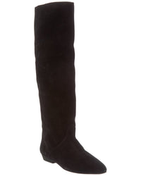Isabel Marant Sayla Suede Knee-High Boot 36 Black