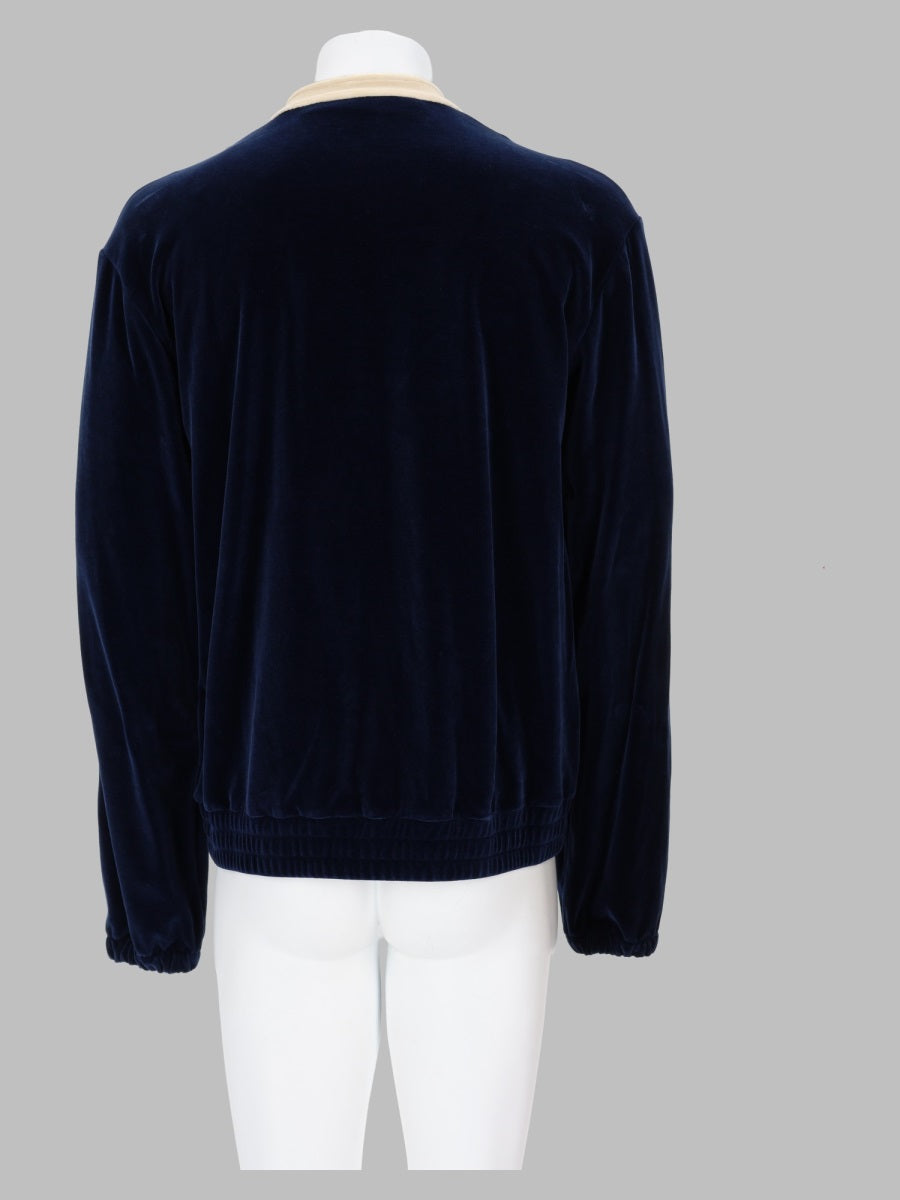 Valentino Men Felpa In Jersey Di Cotone Con Zip