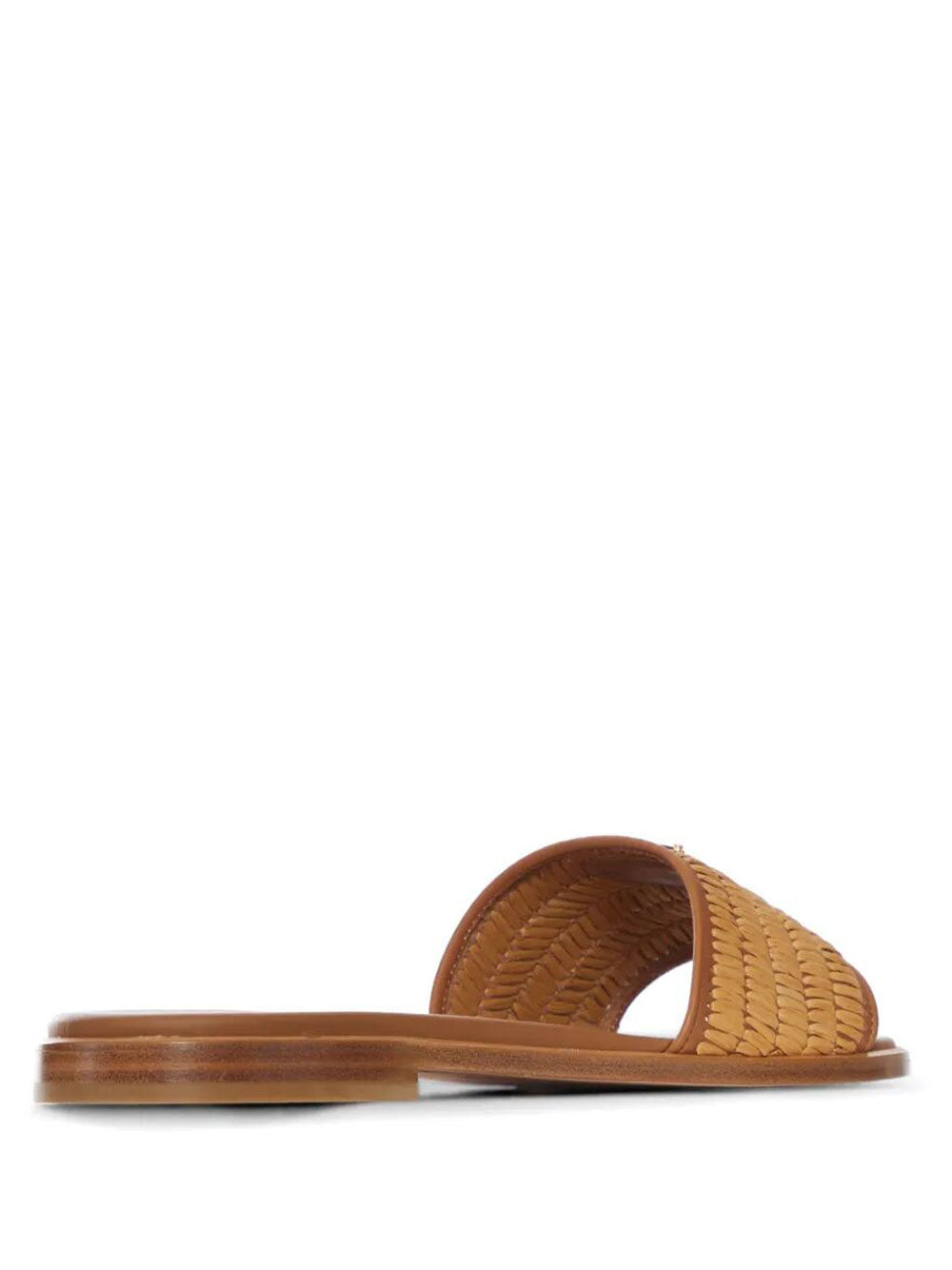 PRADA Leather Slides With Crochet Details Women