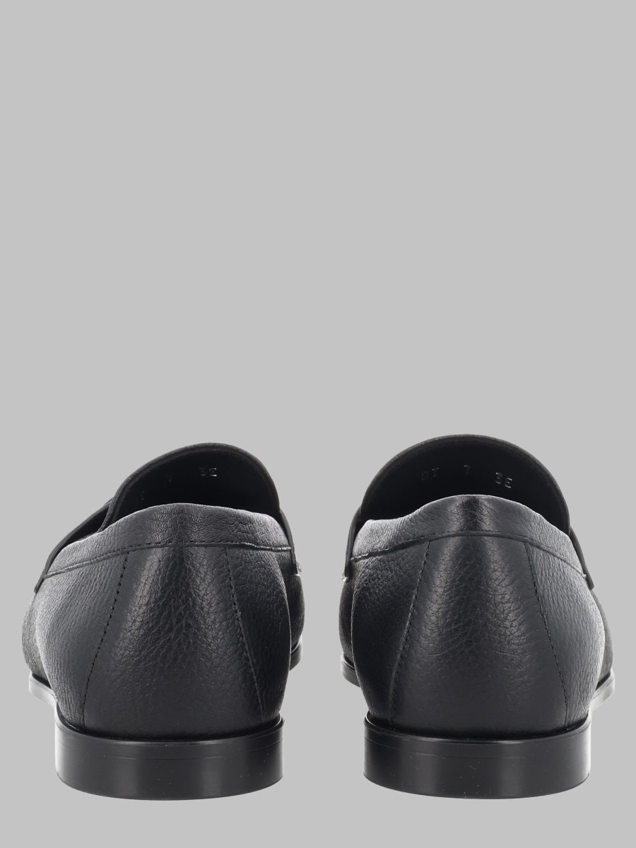 Ferragamo Men Mocassino Con Fibbia "Gancini"