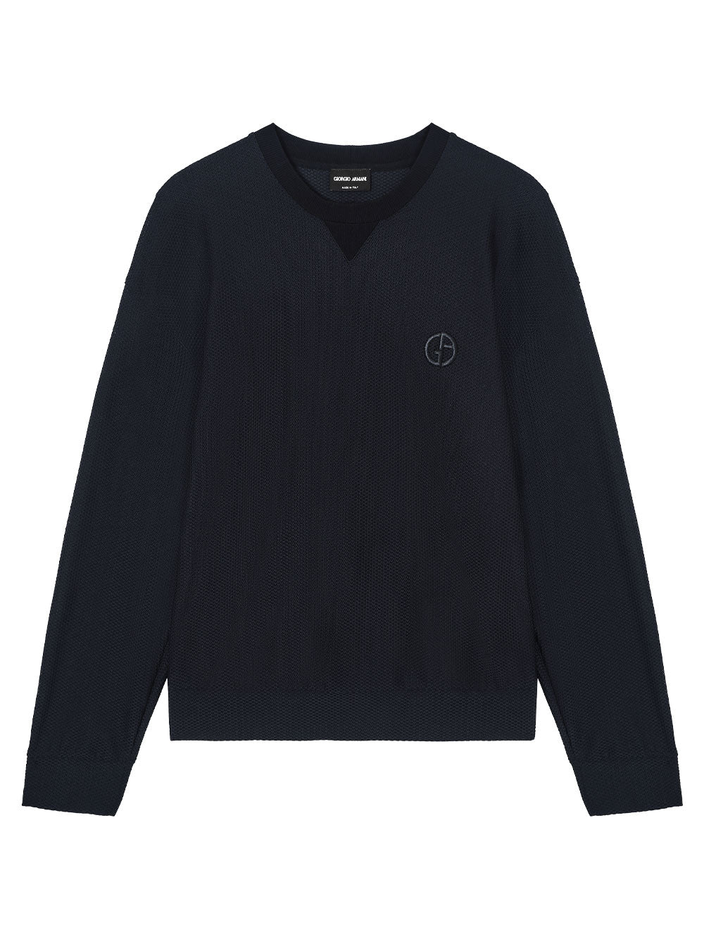 Giorgio Armani Men Technical Waffle Sweatshirt