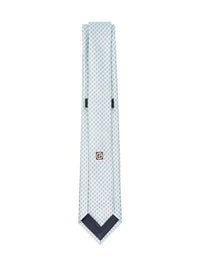 GIORGIO ARMANI Geometric Pattern Silk Tie Women