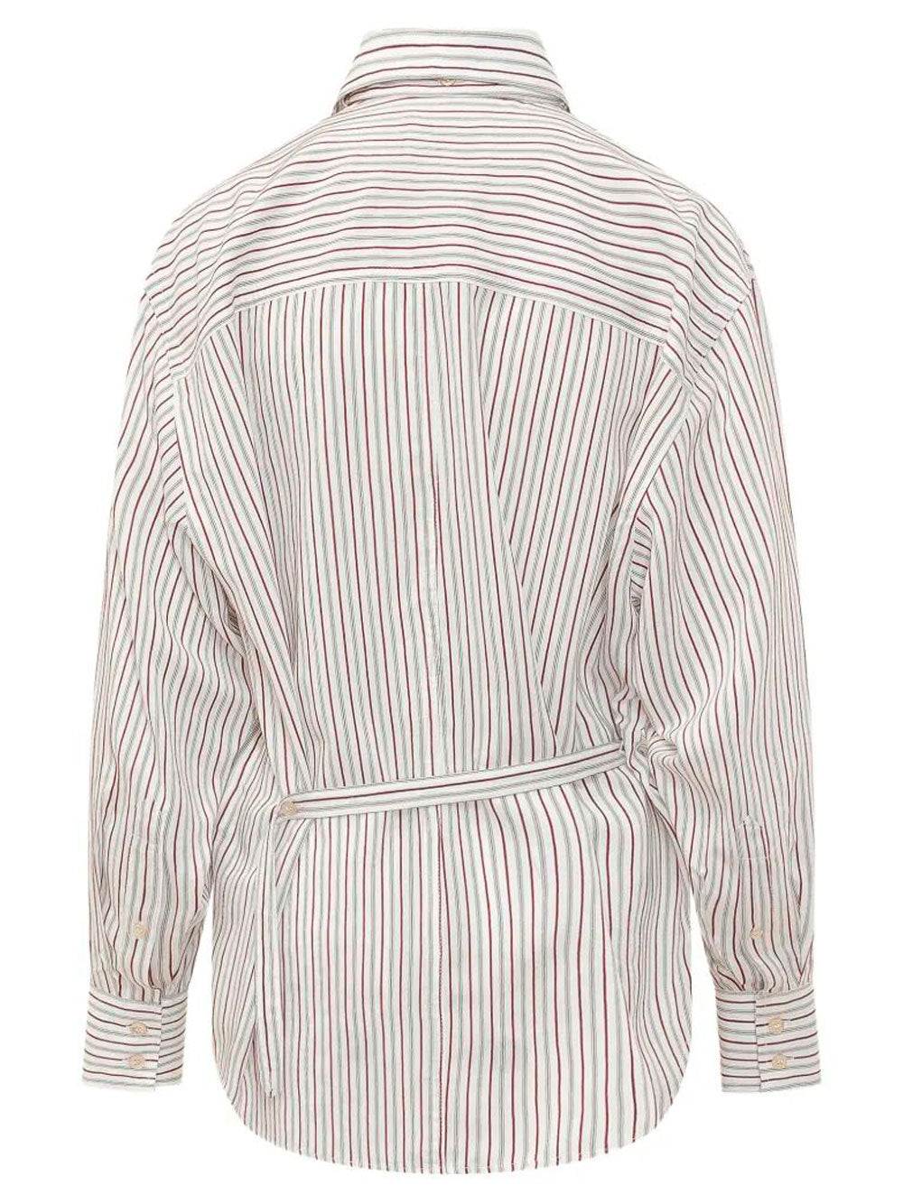 ISABEL MARANT Aurora Cotton And Silk Striped Shirt Women