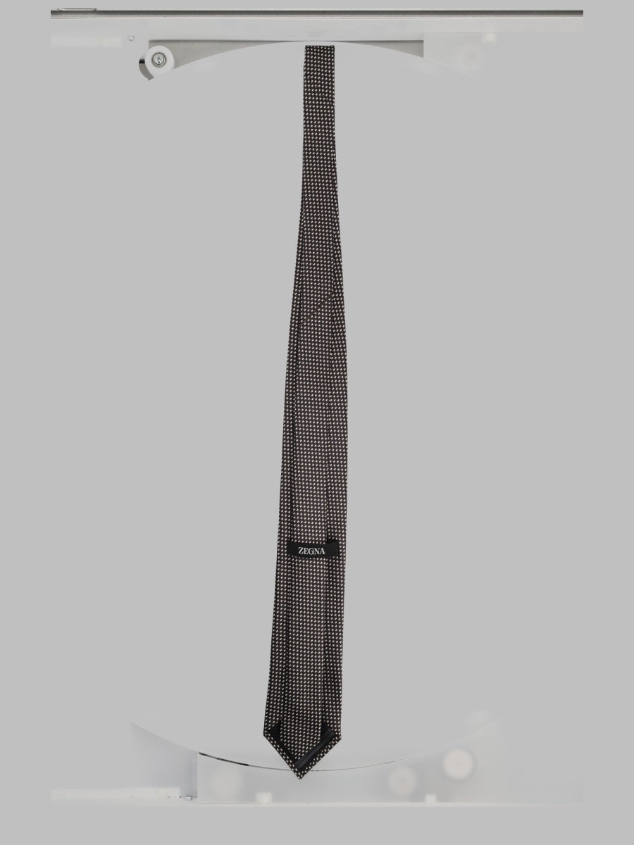 Zegna Men Cravatta In Seta Di Gelso