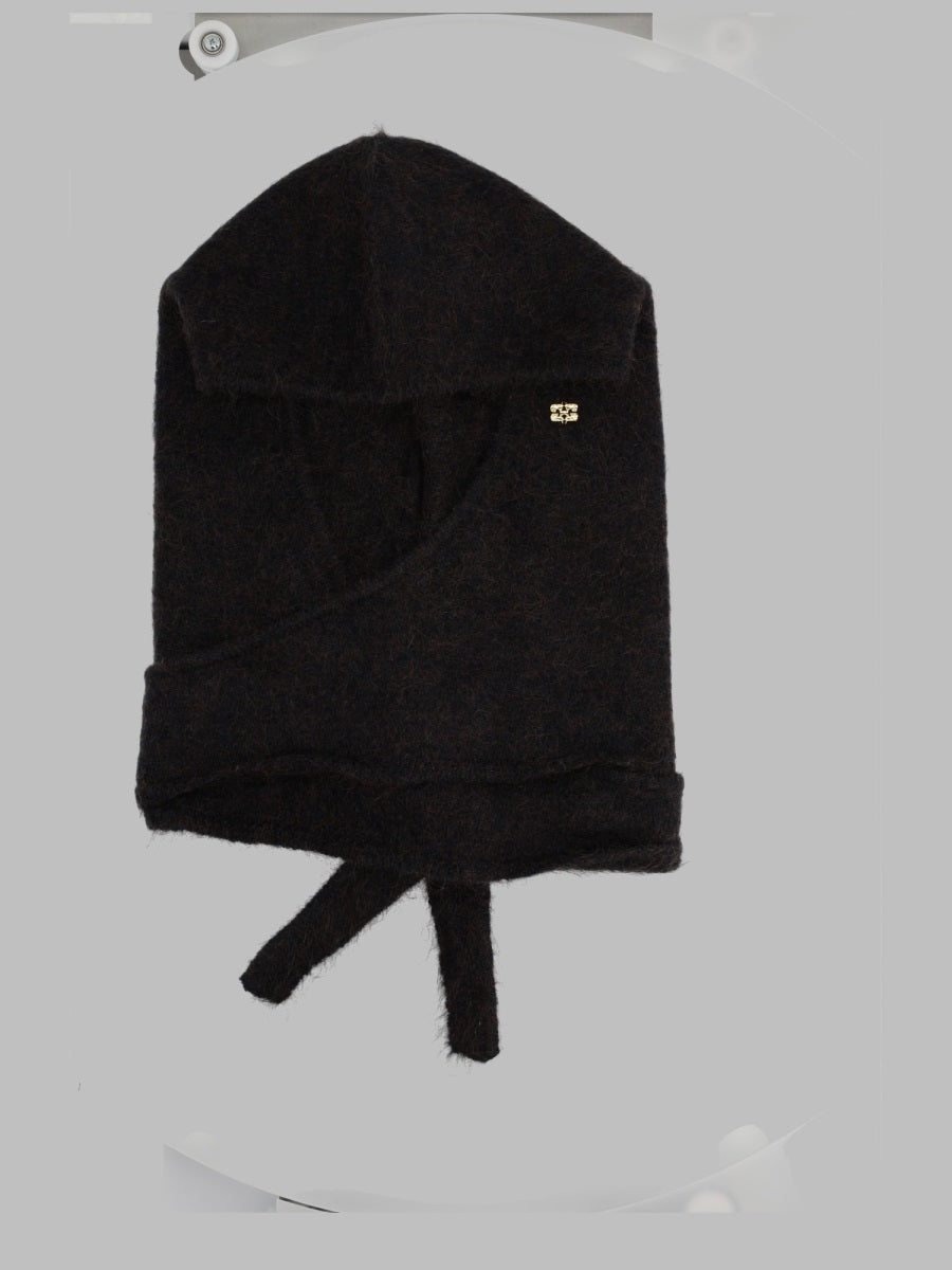 Ganni Women Balaclava In Misto Lana E Mohair