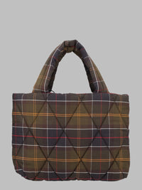 Barbour X A.P.C. Women Borsa Con Motivo Tartan