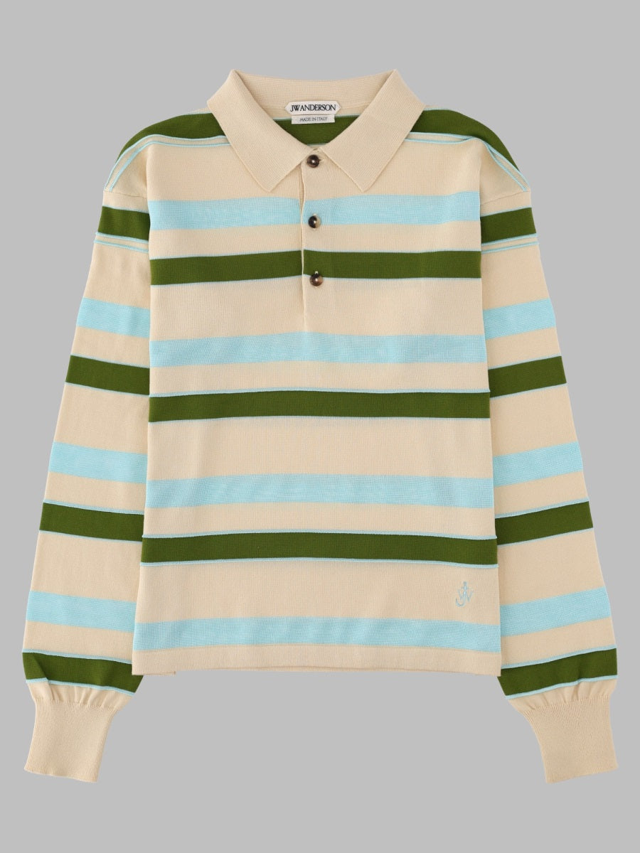 Jw Anderson Women Polo "Rugby" In Maglia Di Cotone