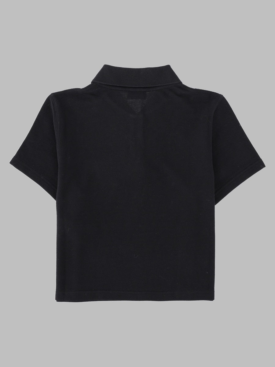 Saint Laurent Women Polo Corta Cassandre In Piqué Di Cotone