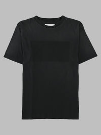 Maison Margiela Women T-Shirt In Jersey Di Cotone Con Inserti Tonali