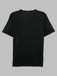 Maison Margiela Women T-Shirt In Jersey Di Cotone Con Inserti Tonali