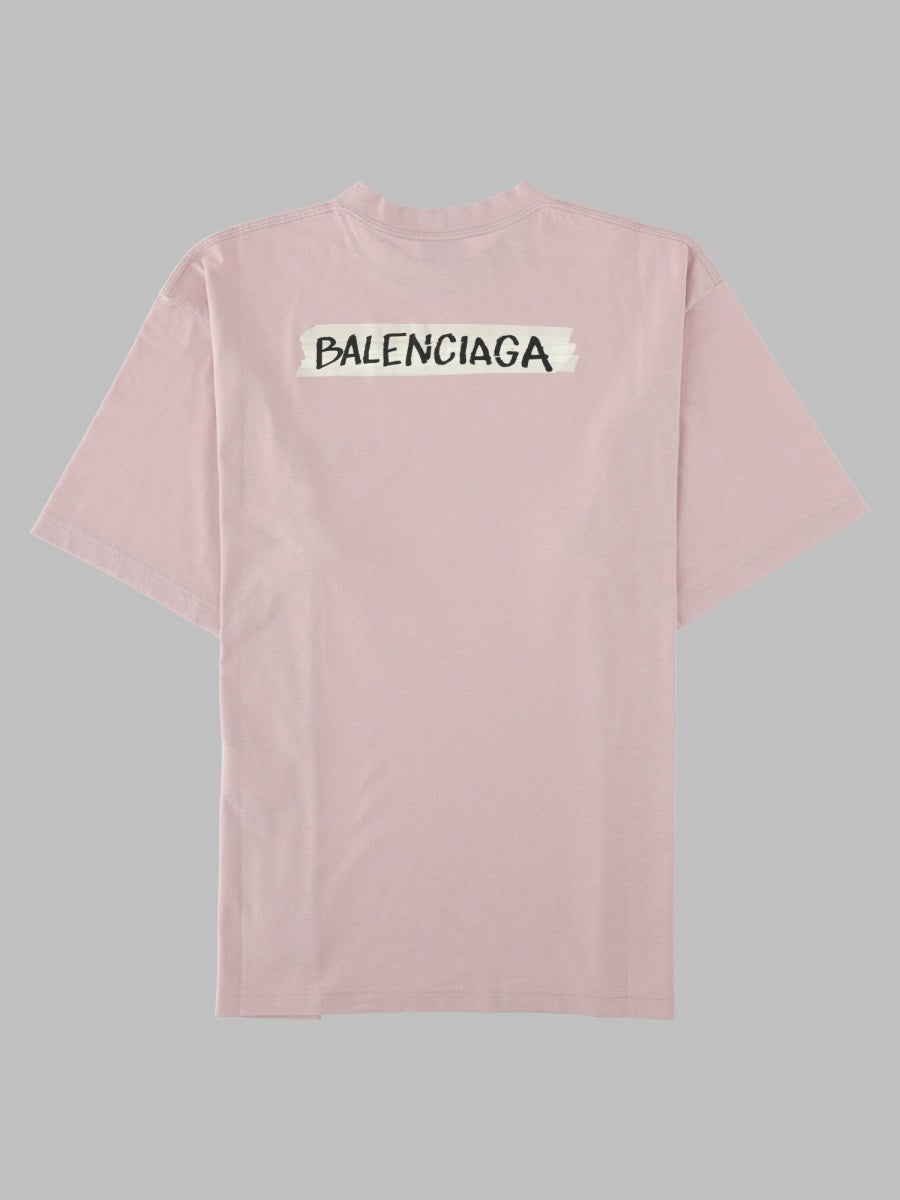 Balenciaga Women T-Shirt "Masking Tape"
