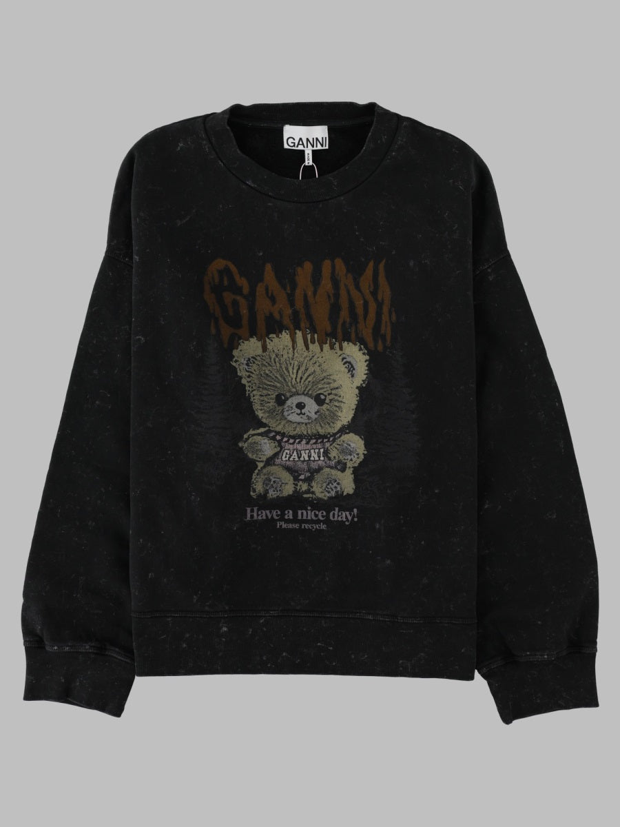 Ganni Women Felpa Con Stampa