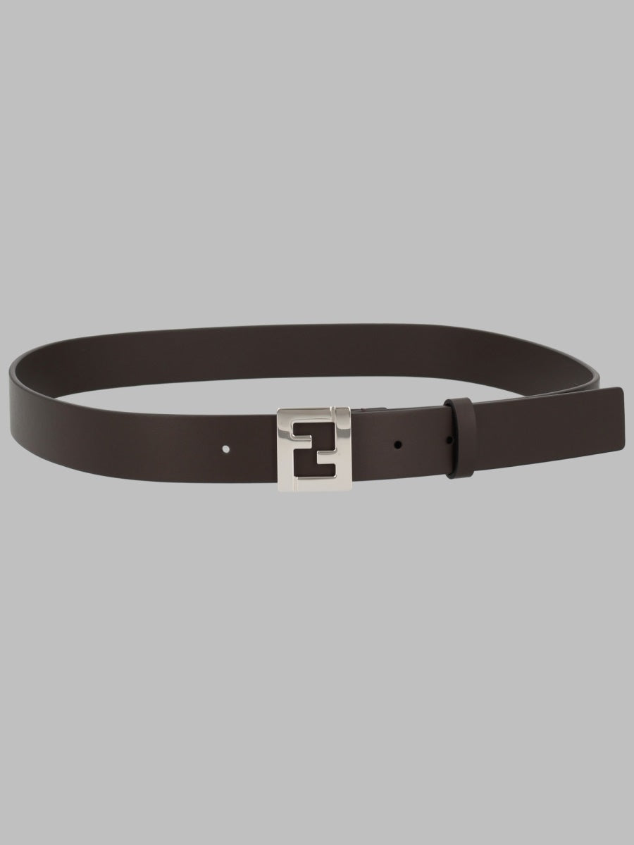 Fendi Men Cintura Con Fibbia Ff