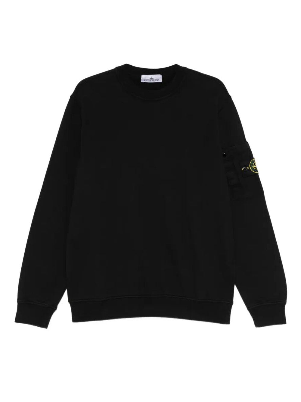 STONE ISLAND Stone Island Men Regular Fit Crewneck Midweight Sweatshirt With Pocket