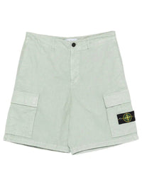 STONE ISLAND Stone Island Men Nylon Panama Loose Fit Cargo Bermudas