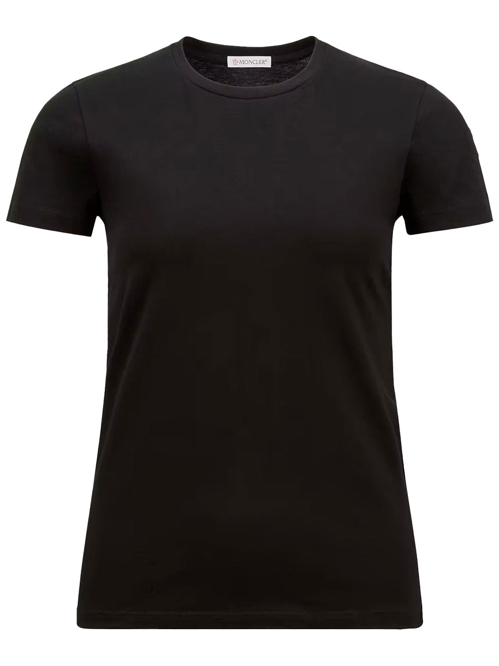 MONCLER Logo Patch Cotton Jersey T-Shirt Women